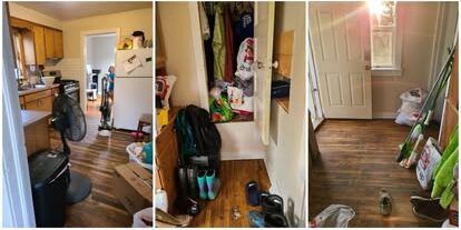 Whole-home declutter & deep clean after