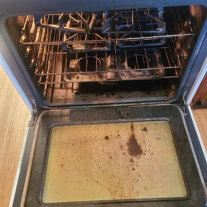 Oven restoration before