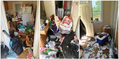 Whole-home declutter & deep clean before